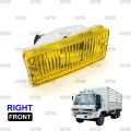 ไฟหรี่ ไฟหรี่ในกันชน ข้างขวา 1 ชิ้น สีเหลือง สำหรับ Isuzu Rocky FSR FTR 175 195 Truck ปี 1984-1995